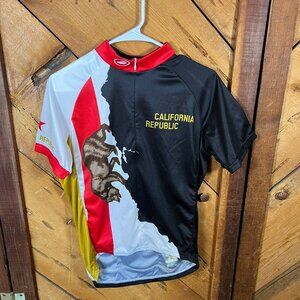 Sport Cut Cycling Jersey 3 Quarter Zip Size M